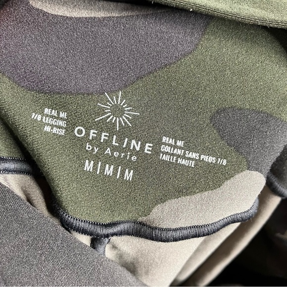 Offline by Aerie Real Me 7/8 leggings hi-rise camo size medium - Picture 5 of 5